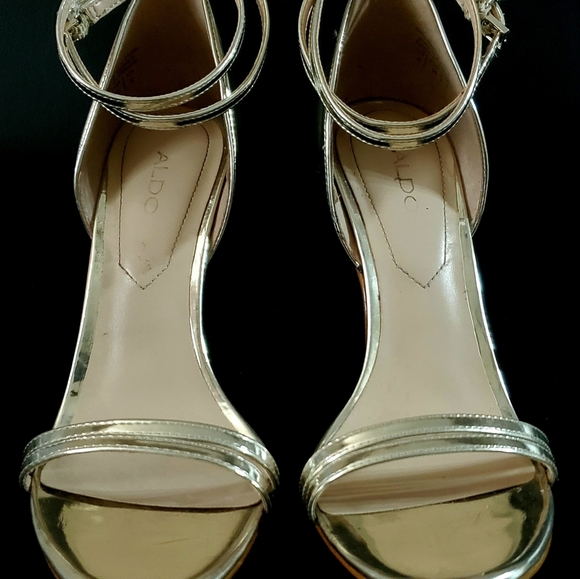 Aldo Ankle Strap Heels - Women's Size 6 - Picture 2 of 3